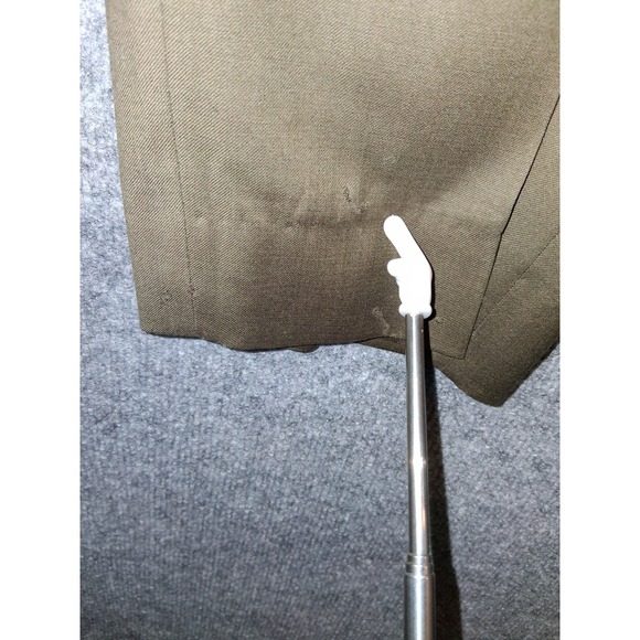 Burberry London Mens Olive Green Dress Pants Trousers 38 Reg Work Career - Picture 11 of 16